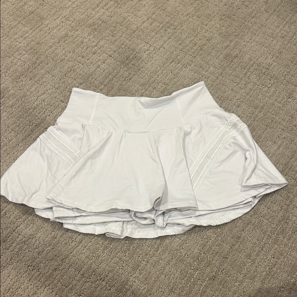 FP Movement by Free People White Skater Skirt